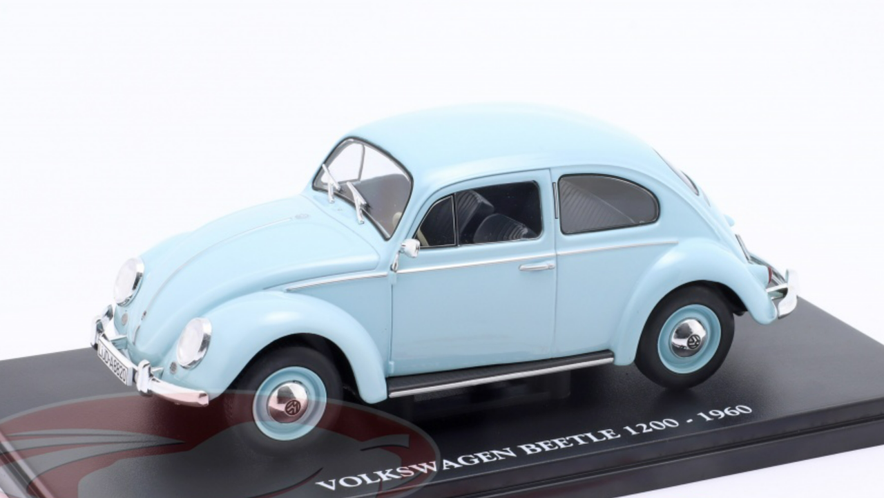 1/24 Ixo 1960 Volkswagen VW Beetle 1200 (Light Blue) Car Model