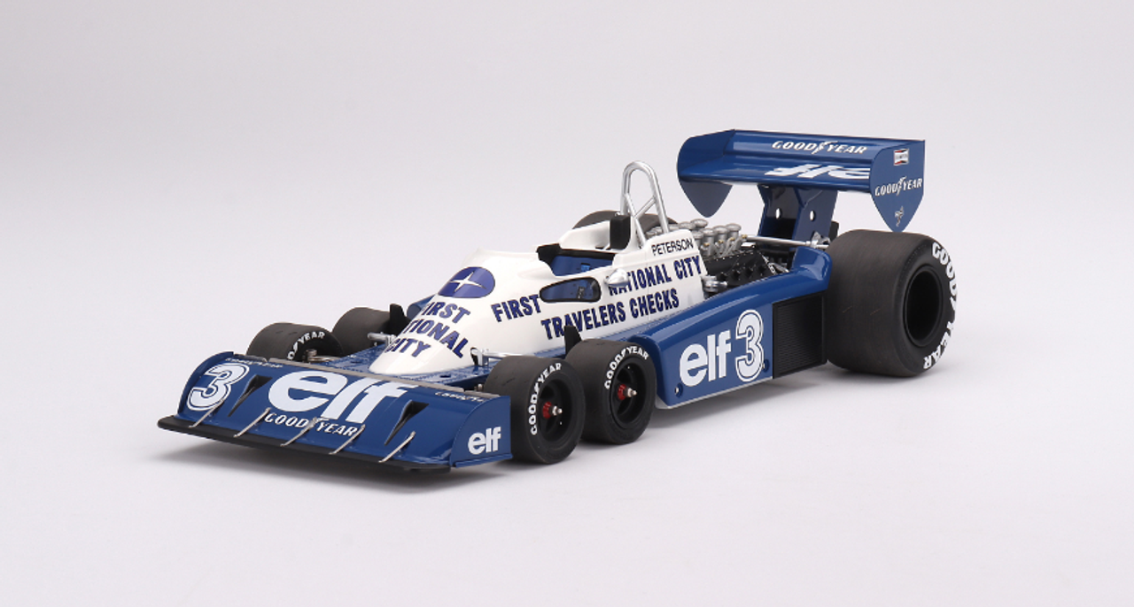 1/12 TSM Model Tyrrell P34 #3 Ronnie Peterson 1977 Monaco Grand Prix Resin Car Model