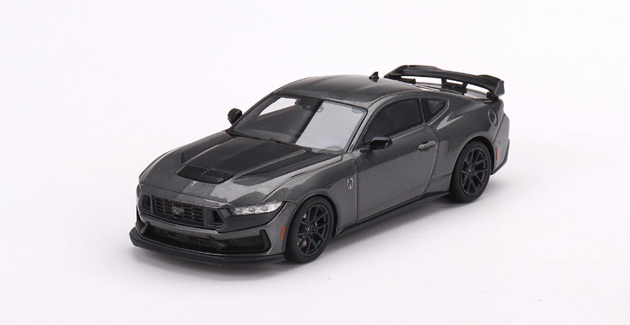 1/43 TSM Model 2024 Ford Mustang Dark Horse Carbonized Gray Resin Car Model