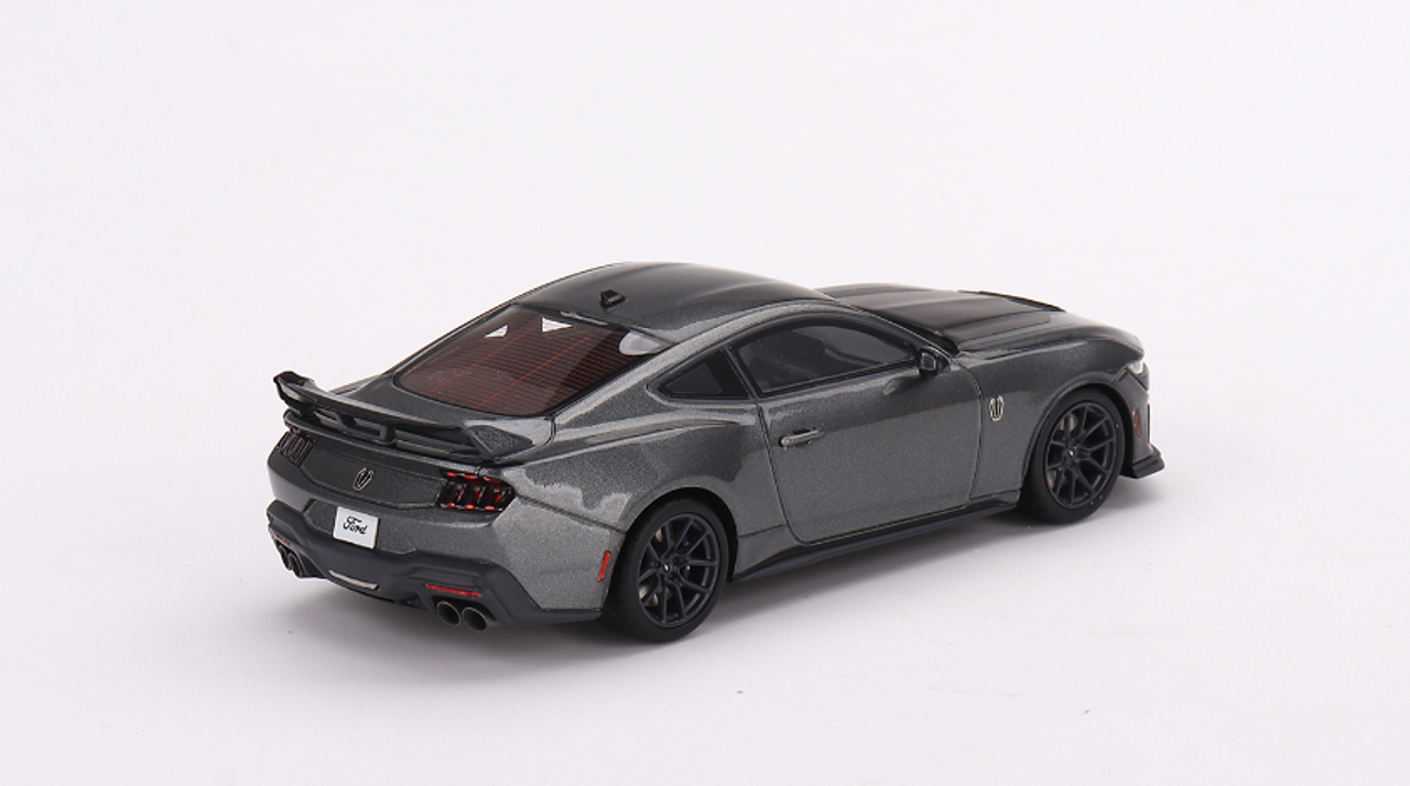 1/43 TSM Model 2024 Ford Mustang Dark Horse Carbonized Gray Resin Car Model