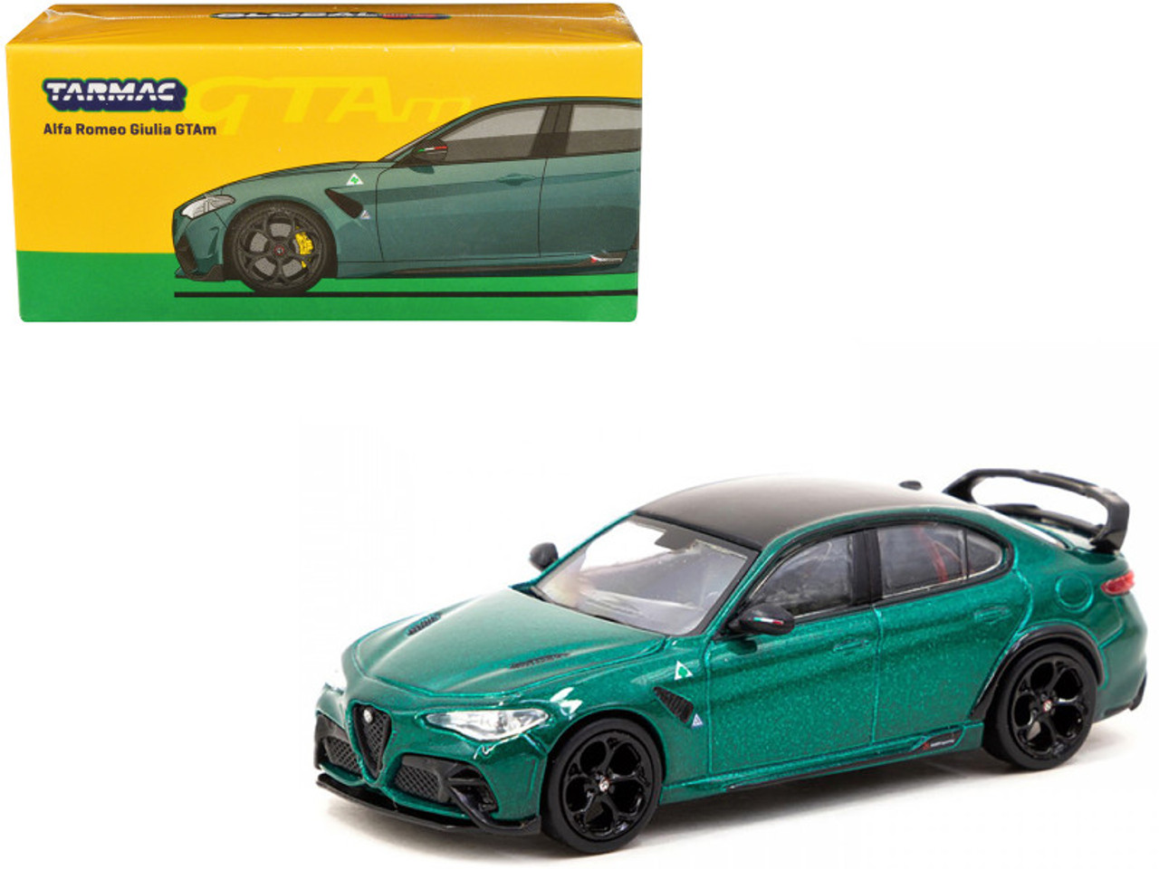 1/64 Tarmac Works  Alfa Romeo Giulia GTAm Green Metallic 