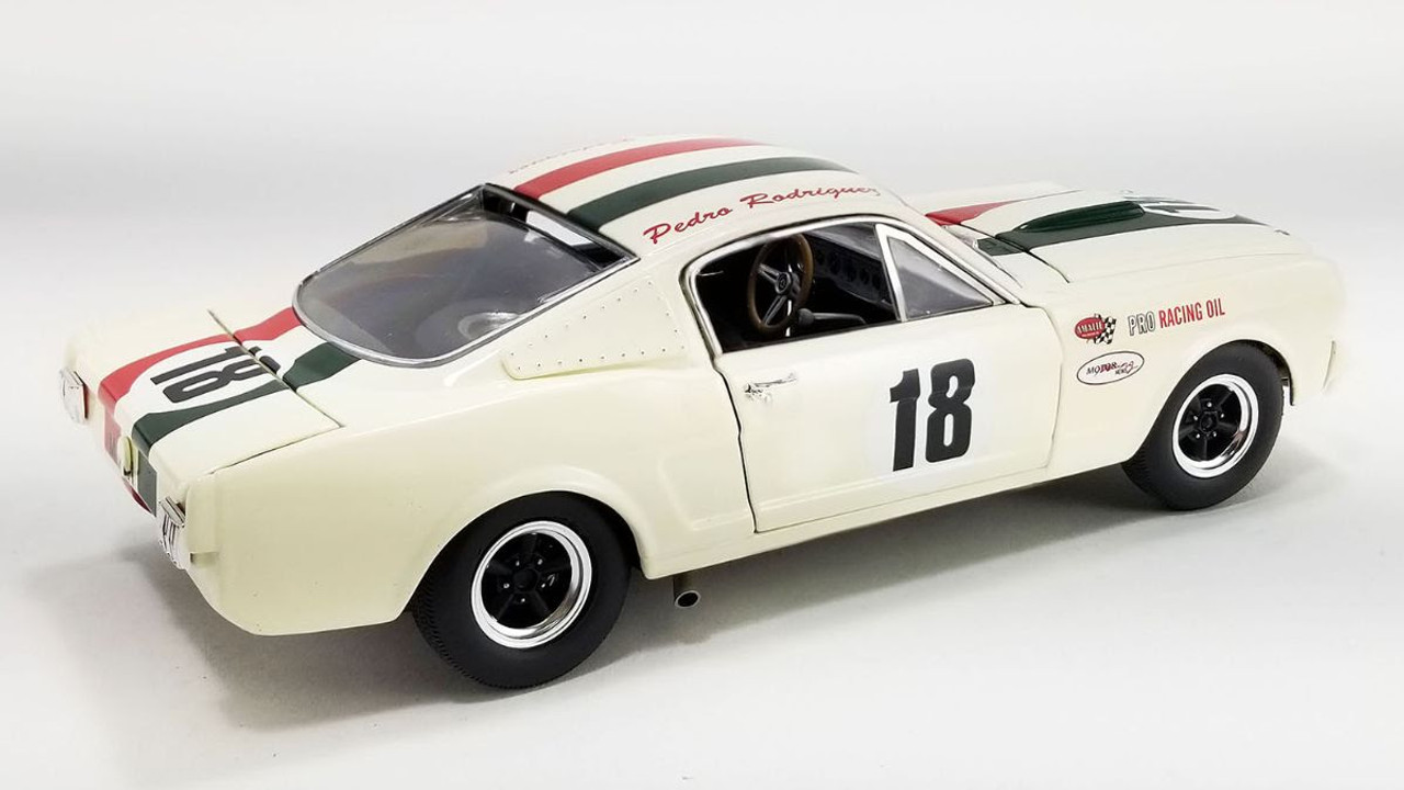 1/18 ACME 1965 Shelby GT350R #18 Pedro Rodriguez  Diecast Car Model