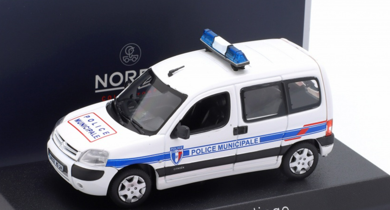 1/43 Norev 2007 Citroen Berlingo Police Municipale Diecast Car Model