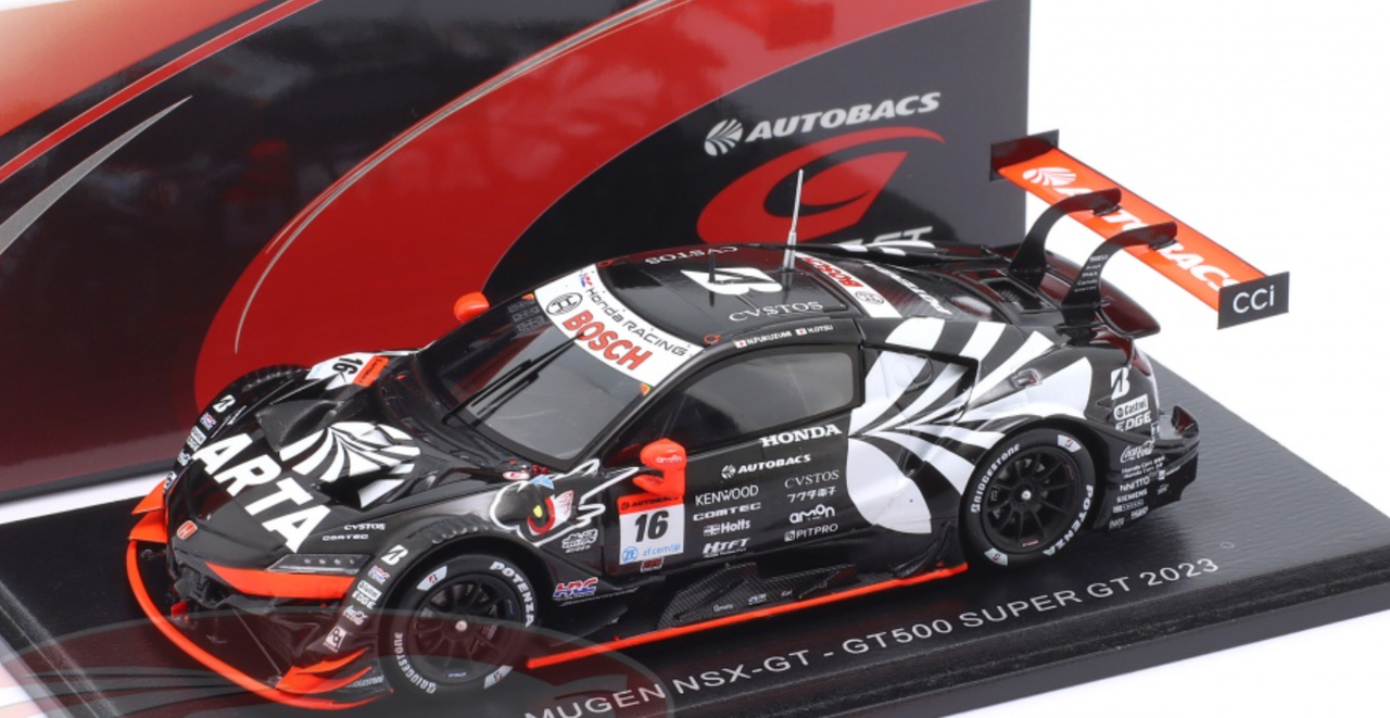 大特価放出！ ARTA無限NSX 1/43 スパーク 2023 NO.16 SUPERGT ミニカー 