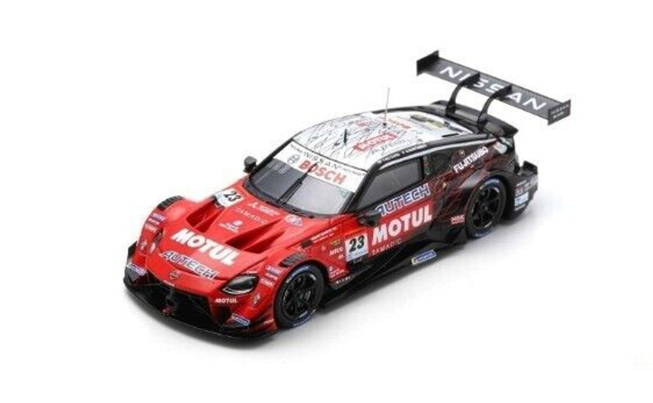 1/43 Spark 2023 MOTUL AUTECH Z No.23 NISMO  GT500 SUPER GT Tsugio Matsuda - Ronnie Quintarelli Resin Car Model