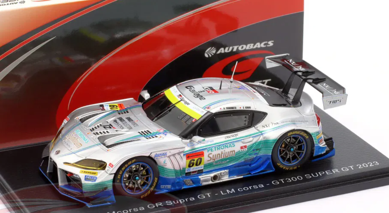 ミニカー 1⁄43 LM corsa GR Supra GT GT300 2024 #60 スパーク 1⁄43