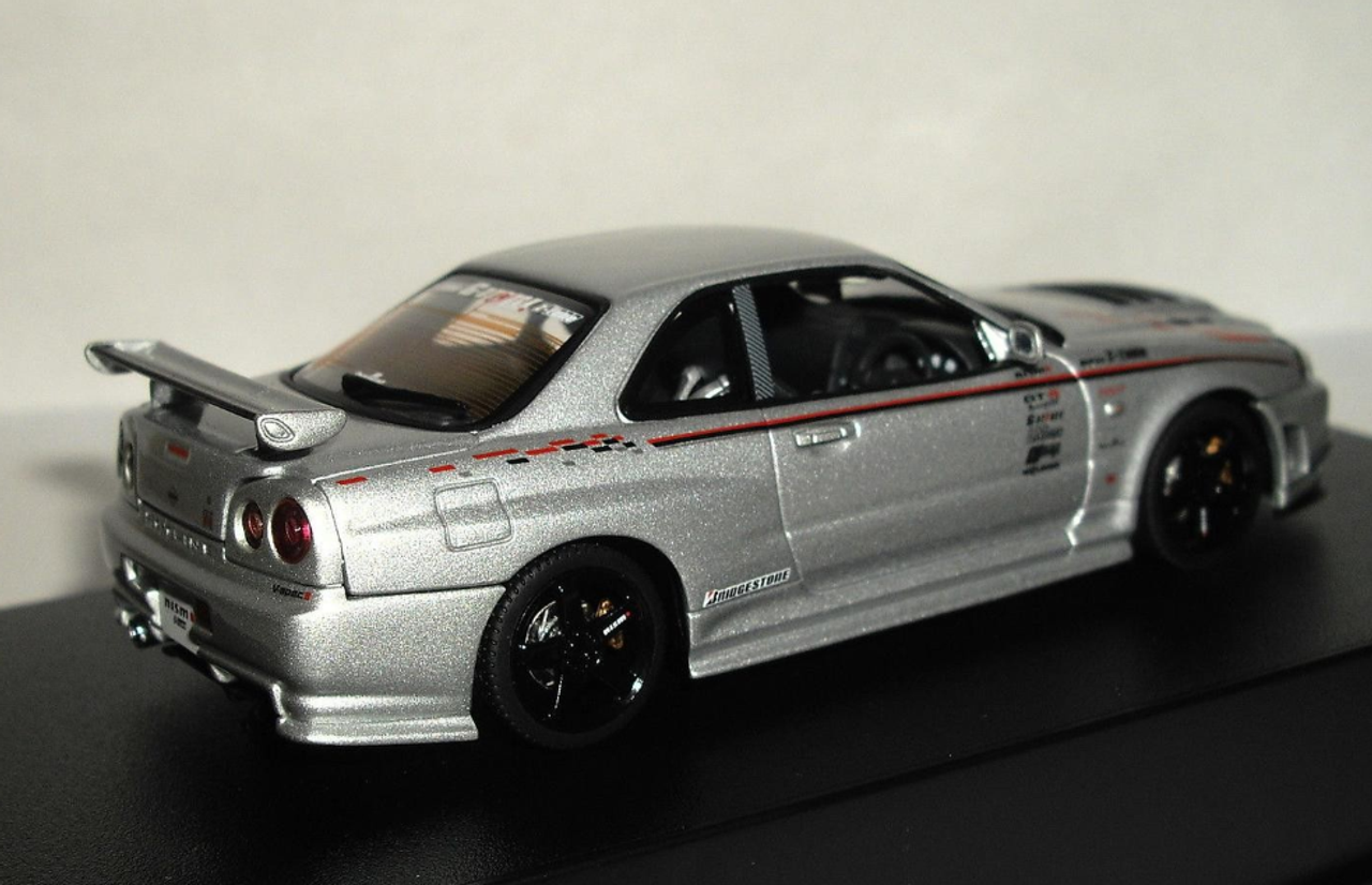 特売格安1/43 AUTOart SKYLINE GT-R R34 BNR34 V-specⅡ V-spec2 青 オートアート スカイライン 乗用車