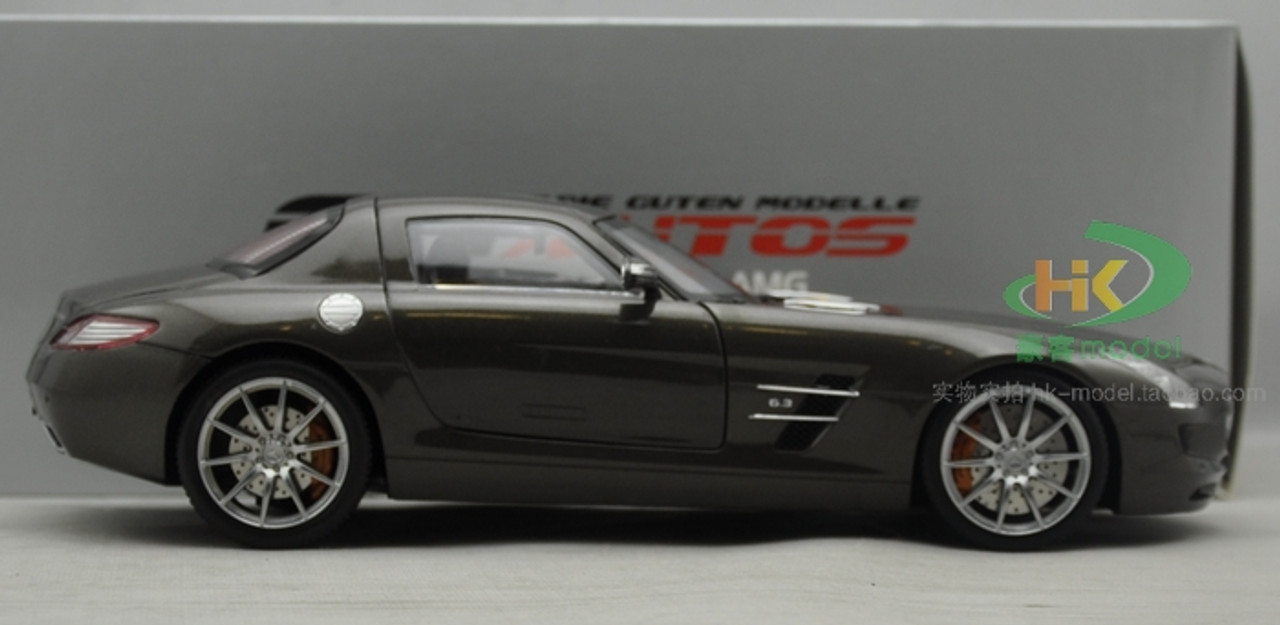 1/18 GTA GTAutos Mercedes-Benz Mercedes SLS AMG (Dark Grey) Diecast Car Model