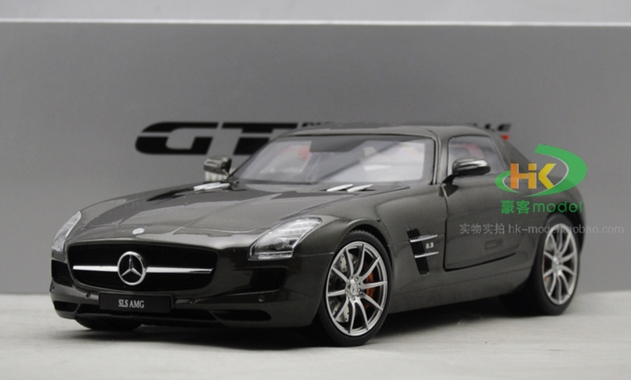 1/18 GTA GTAutos Mercedes-Benz Mercedes SLS AMG (Dark Grey) Diecast Car Model