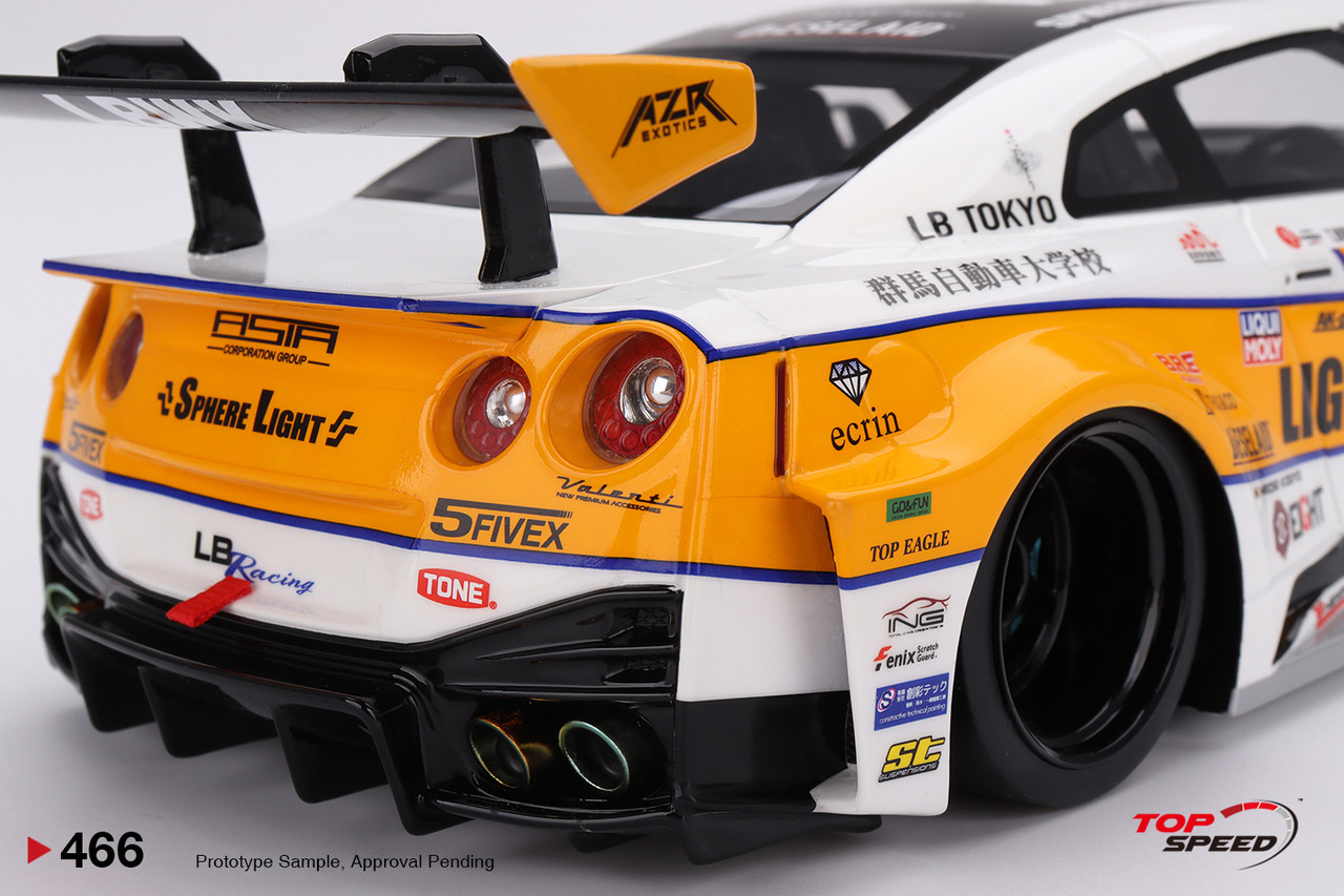 1/18 Top Speed 2022 Nissan LB-Silhouette WORKS GT 35GT-RR Ver.2  LB Racing Formula Drift Resin Car Model