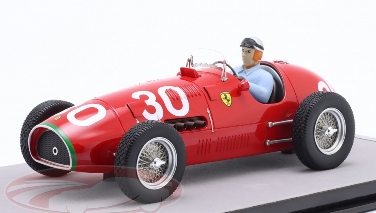 1/18 Tecnomodel 1952 Formula 1 Piero Tarufi Ferrari 500 F2 #30 Winner Switzerland GP Resin Car Model