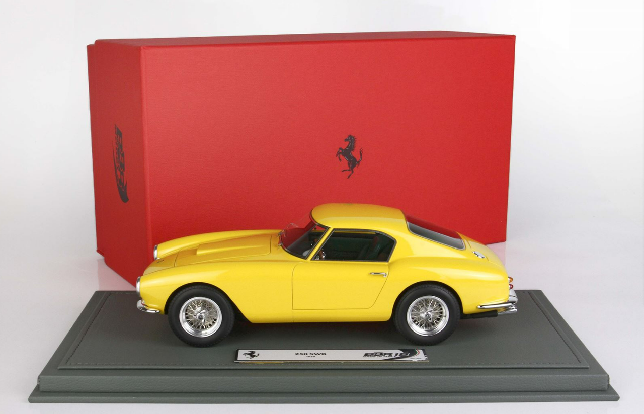 1/18 BBR Ferrari 250 GT Berlinetta Short Wheelbase (Giallo Modena Yellow) Resin Car Model Limited 108 Pieces