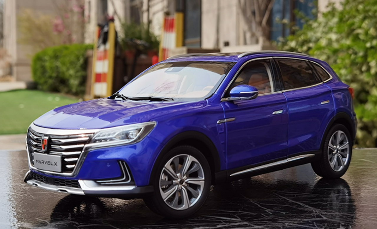その他 Ree 1/16 Dealer Edition Roewe Marvel X (Blue) Diecast Car Model