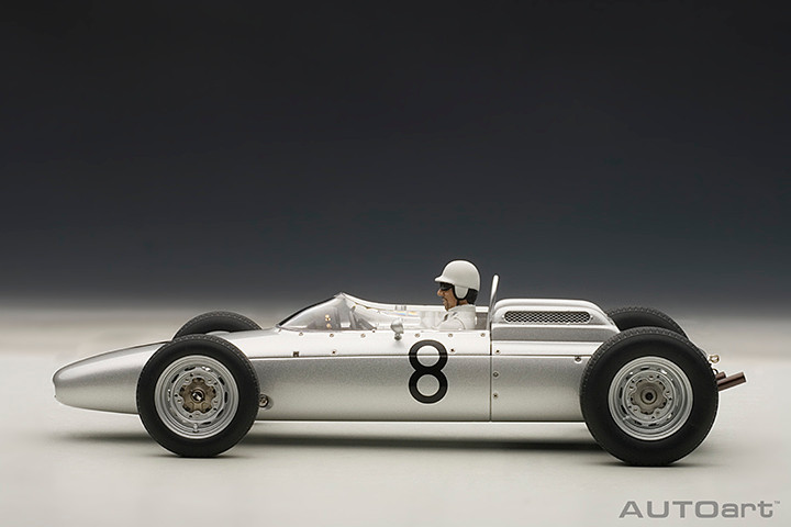 1/18 AUTOart 1962 Porsche 804 Formula 1 #8 Jo Bonnier Nurburgring