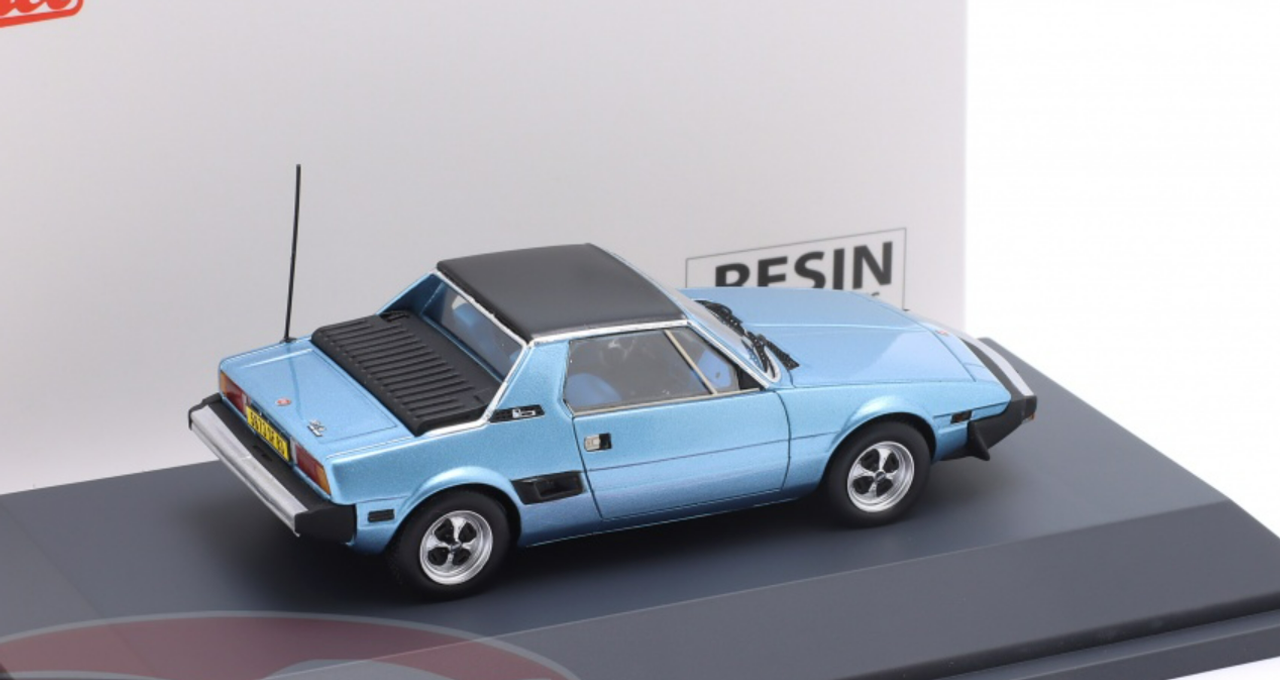 1/43 Schuco 1983 Fiat Bertone X1/9 (Light Blue) Car Model