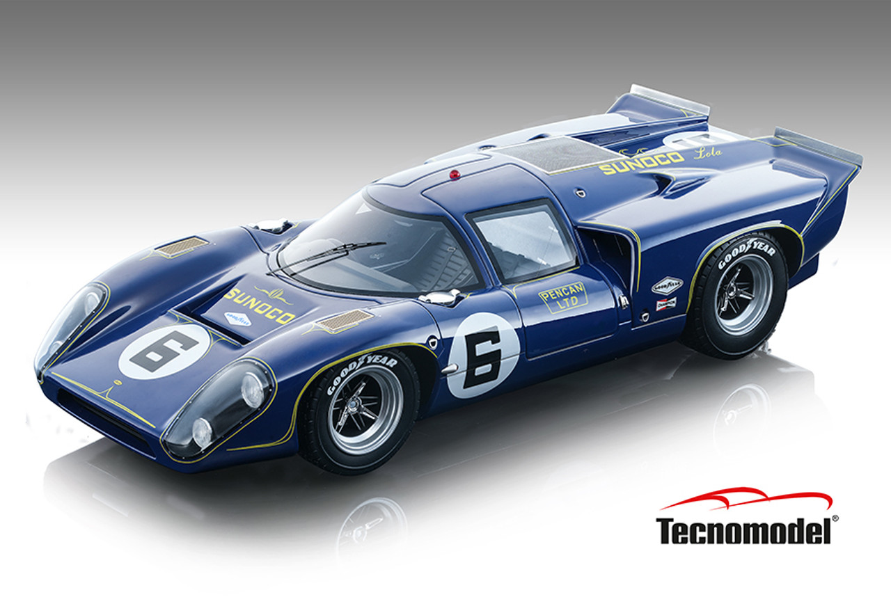 1/18 Tecnomodel Lola T70 MK3B GT Daytona 24h 1969 Car #6