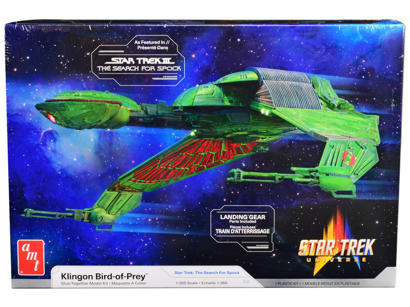 Skill 2 Model Kit Klingon Bird-of-Prey Spacecraft 