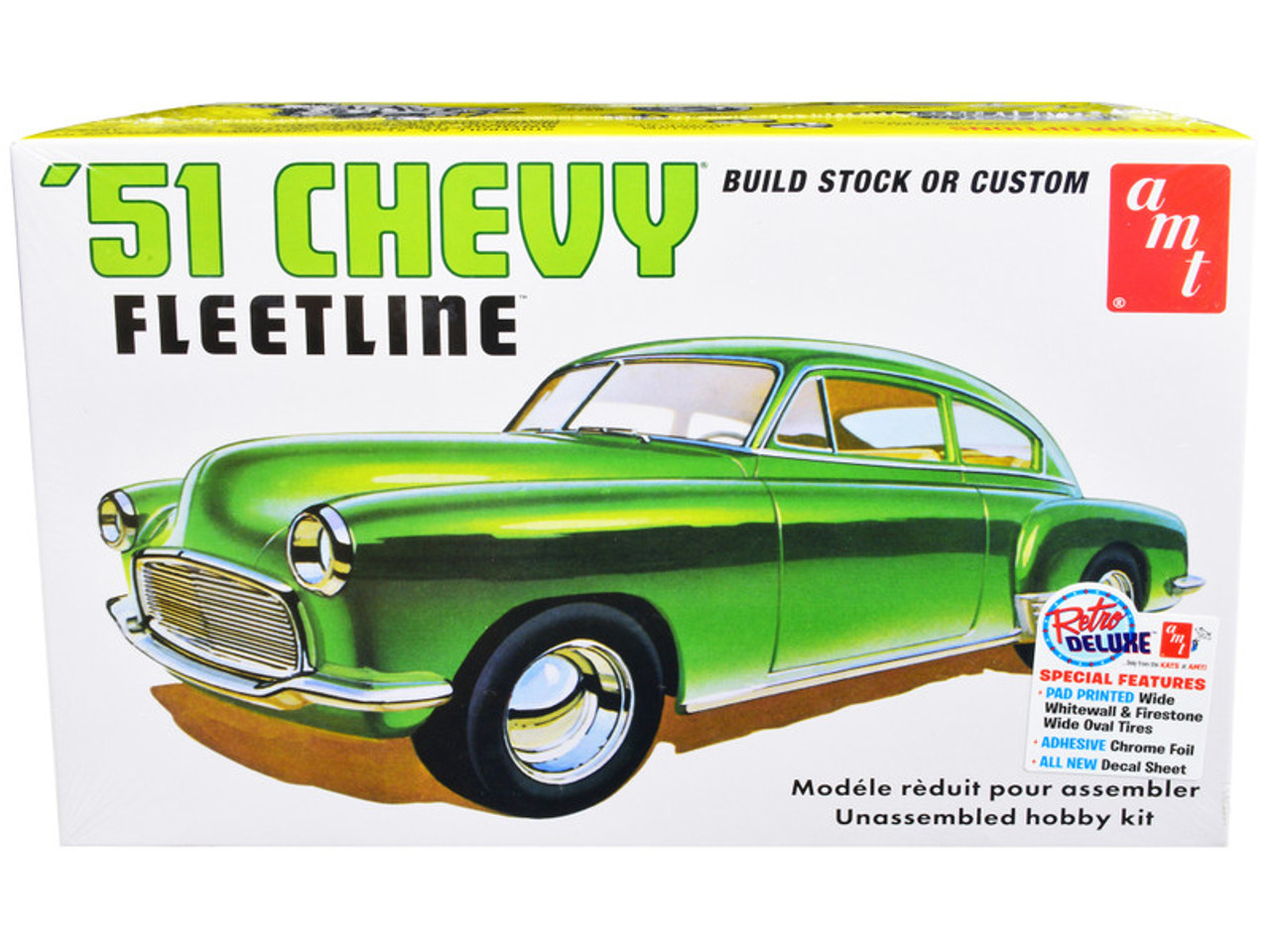 Skill 2 Model Kit 1951 Chevrolet Fleetline 2-in-1 Kit 1/25 Scale Model by AMT