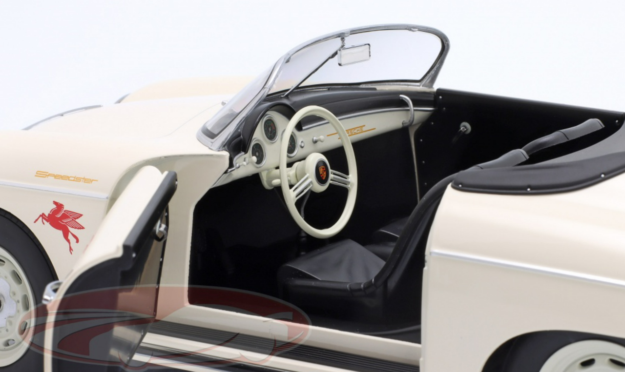 Porsche 356 B, Matt-Hell-Beige, 1961, Modellauto, Fertigmodel, Bburago 1:24