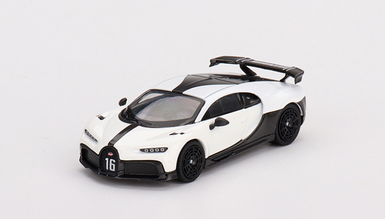 1/64 Mini GT Bugatti Chiron Pur Sport (White) Diecast Car Model