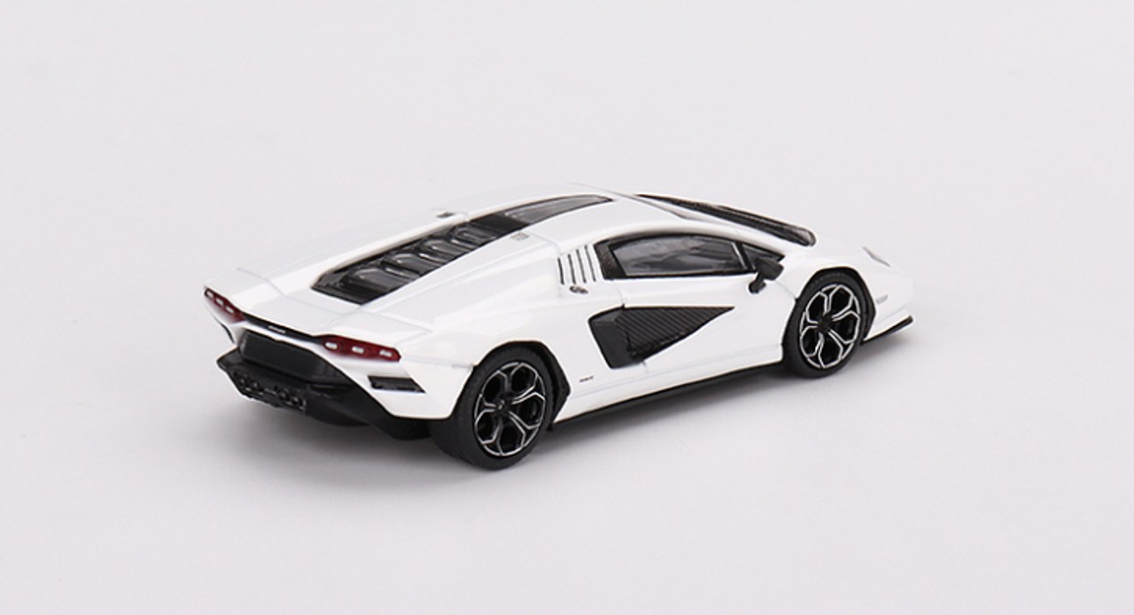 1/64 Mini GT Lamborghini Countach LPI 800-4  Bianco Siderale White Diecast Car Model