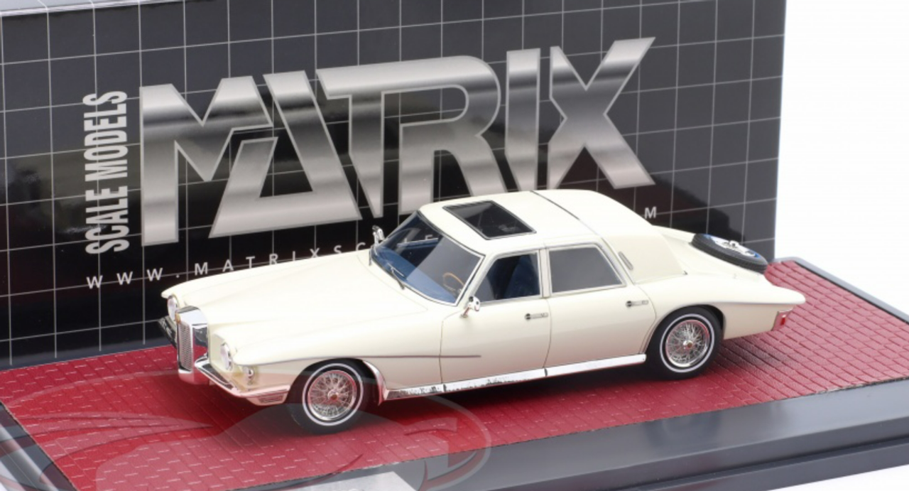 1/43 Matrix 1971 Stutz Duplex Sedan (White) Car Model