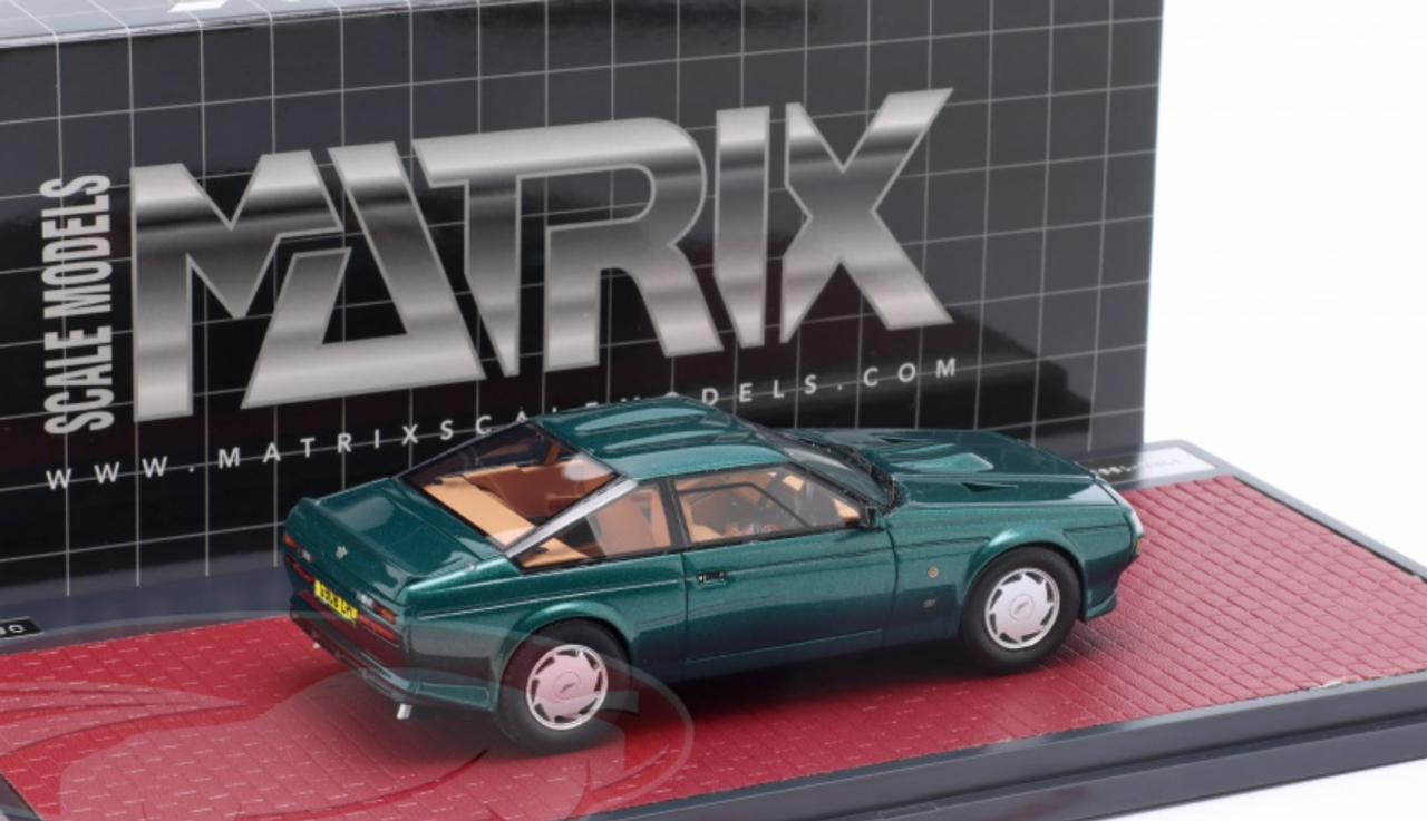 1/43 Matrix 1988 Aston Martin V8 Zagato (Green Metallic) Car Model