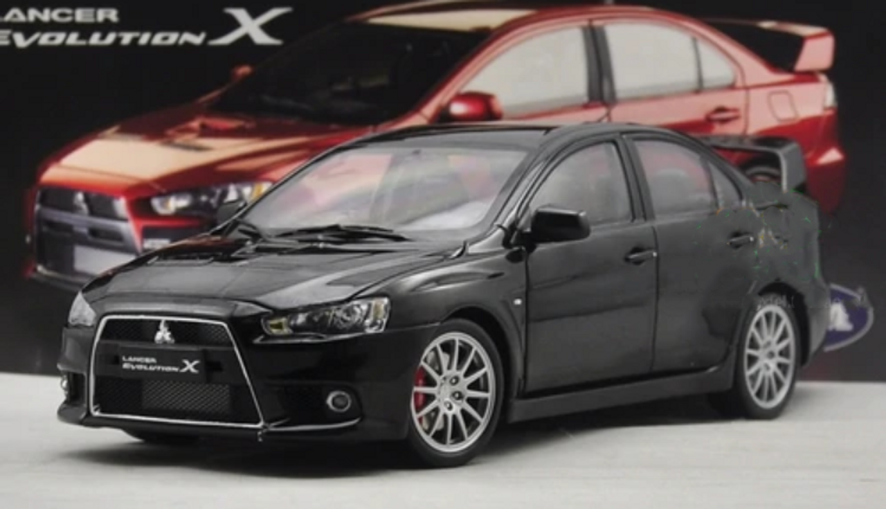 1/18 Dealer Edition Mitsubishi Lancer EVO Evolution X (Black) Diecast Car Model