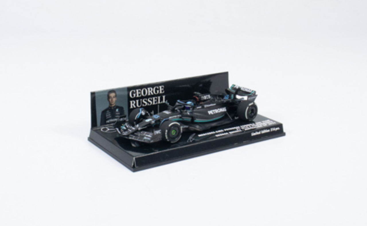 1/43 Minichamps 2023 Formula 1 Mercedes-AMG Petronas W14 E Performance #63 George Russell Australian GP Resin Car Model