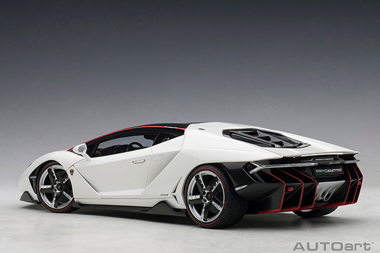 1/18 AUTOart Lamborghini Centenario (Bianco Isis Solid White) Car Model