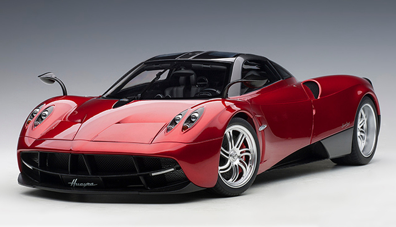 1/12 AUTOart Pagani Huayra (Metallic Red with Silver Wheels) Car Model