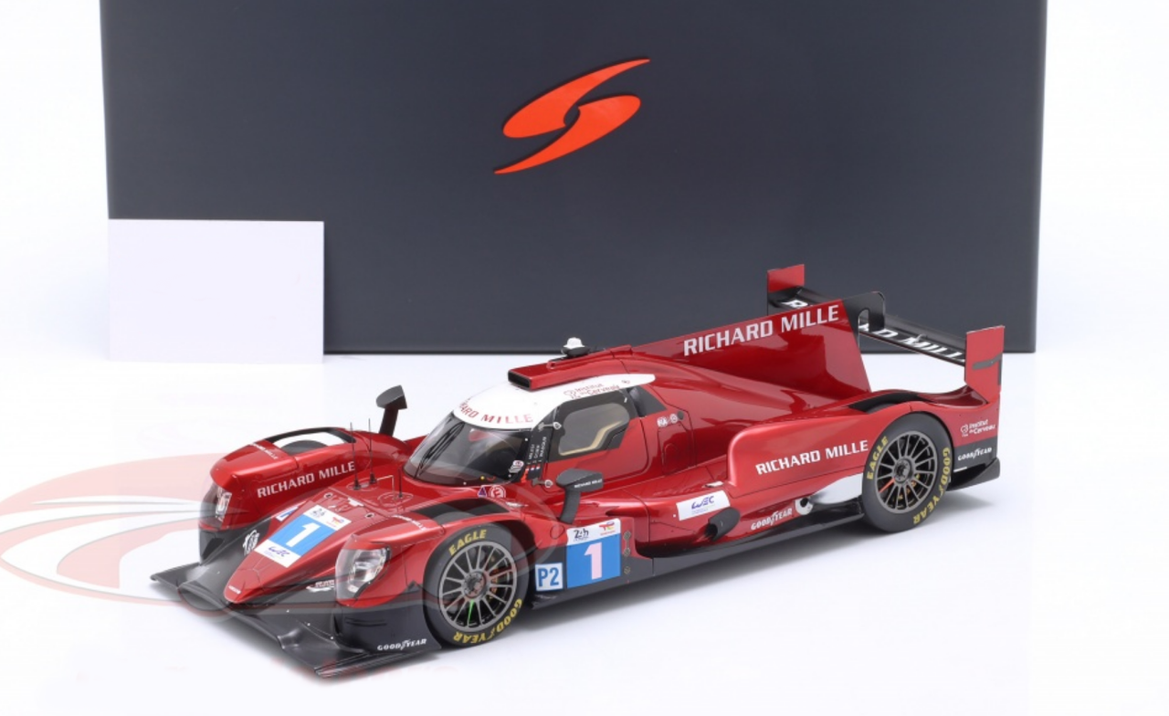 1/18 Spark 2022 Oreca 07 #1 24h LeMans Richard Mille Racing Team Lilou Wadoux, Sébastien Ogier, Charles Milesi Car Model