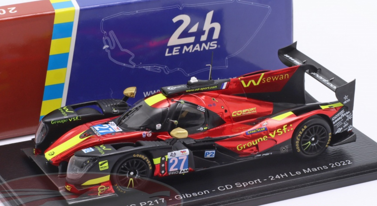 本体未開封】 Spark model 1/43 Ligier JS P2 HPD Extreme Speed