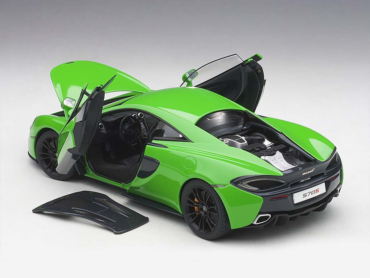 1/18 AUTOart McLaren 570S McLaren (Mantis Green with Black Wheels