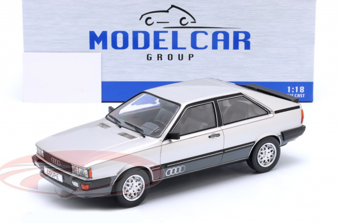 1/18 Modelcar Group 1980 Audi Coupe GT (Silver) Car Model