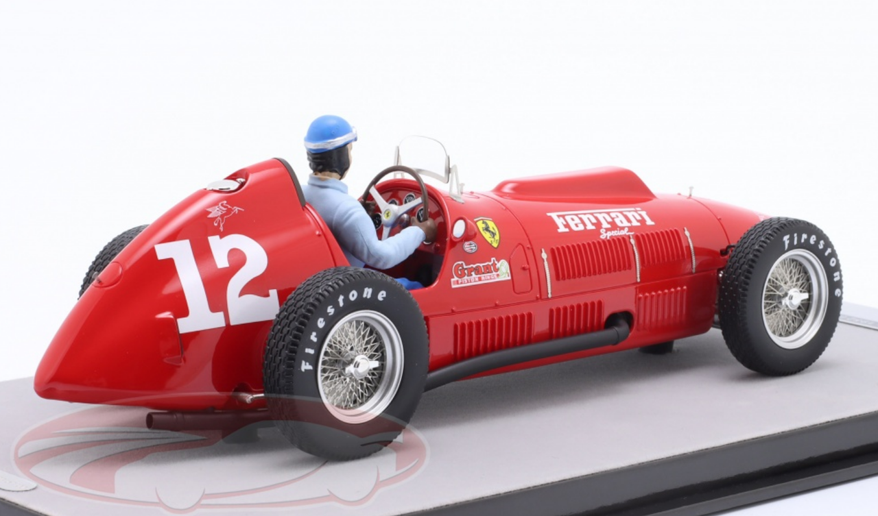 1/18 Tecnomodel 1952 Formula 1 Alberto Ascari Ferrari 375 #12 Indy500 Car Model