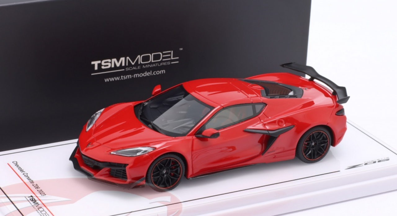 1/43 TSM 2023 Chevrolet Corvette C8 Z06 (Torch Red) Car Model