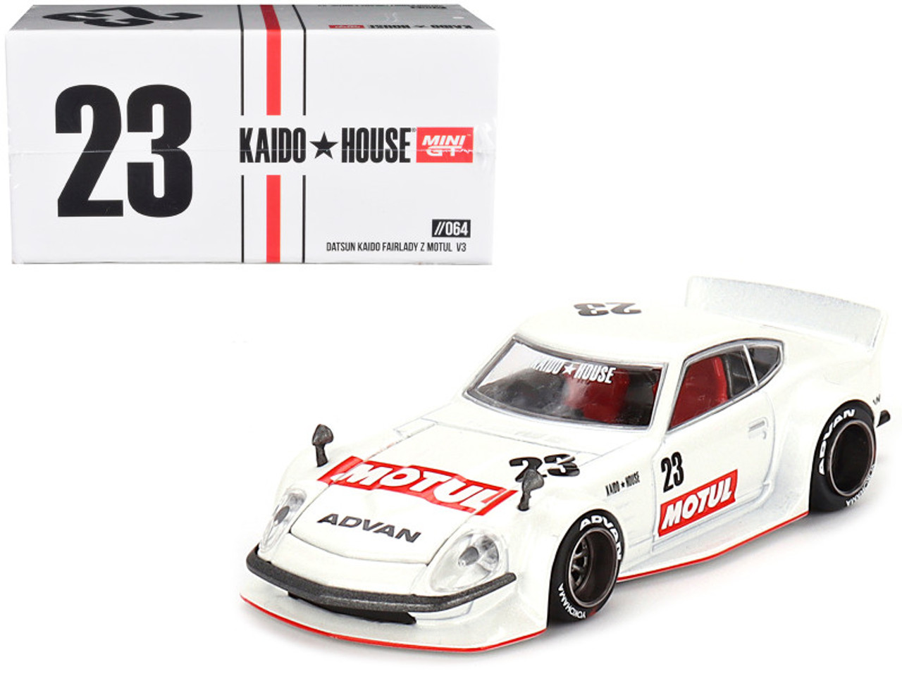 1/64 MINIGT Datsun KAIDO Fairlady Z MOTUL V3 - LIVECARMODEL.com