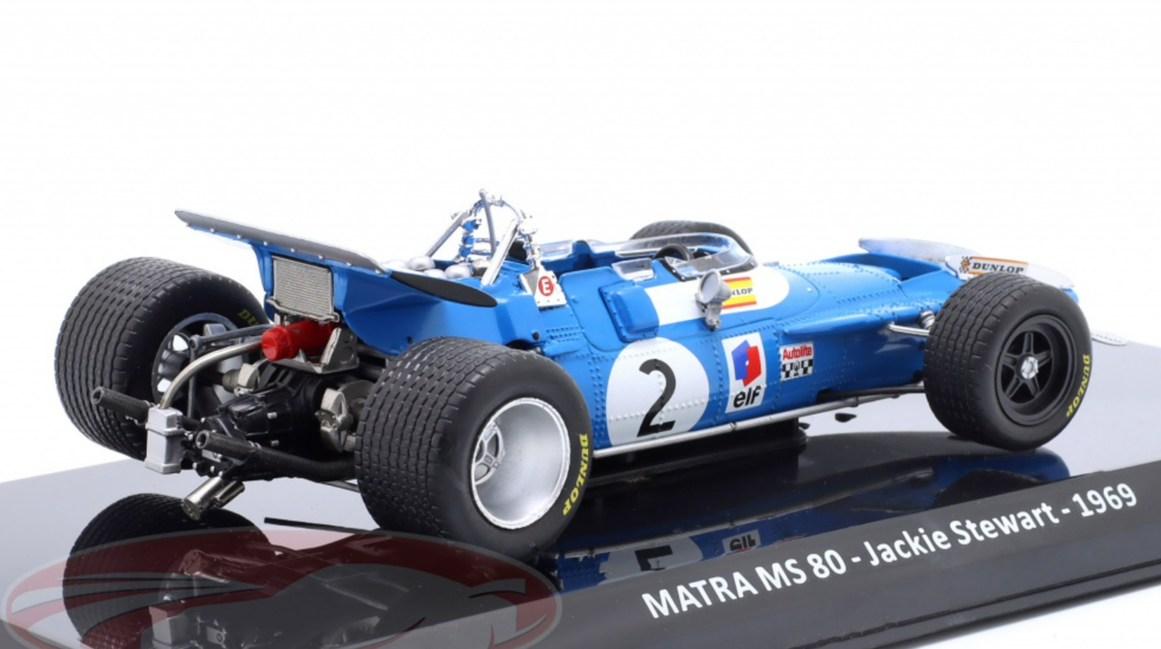 1/24 Premium Collectibles 1969 Jackie Stewart Matra MS80 #2 Car Model