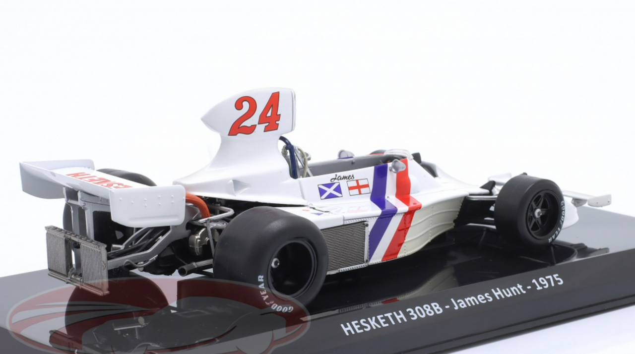 1/24 Premium Collectibles 1975 James Hunt Hesketh 308B #24 Car Model