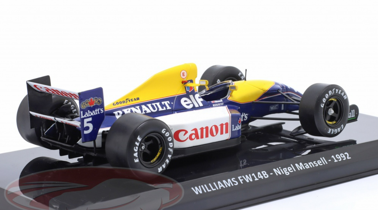 1/24 Premium Collectibles 1992 Nigel Mansell Williams FW14B #5 Car Model