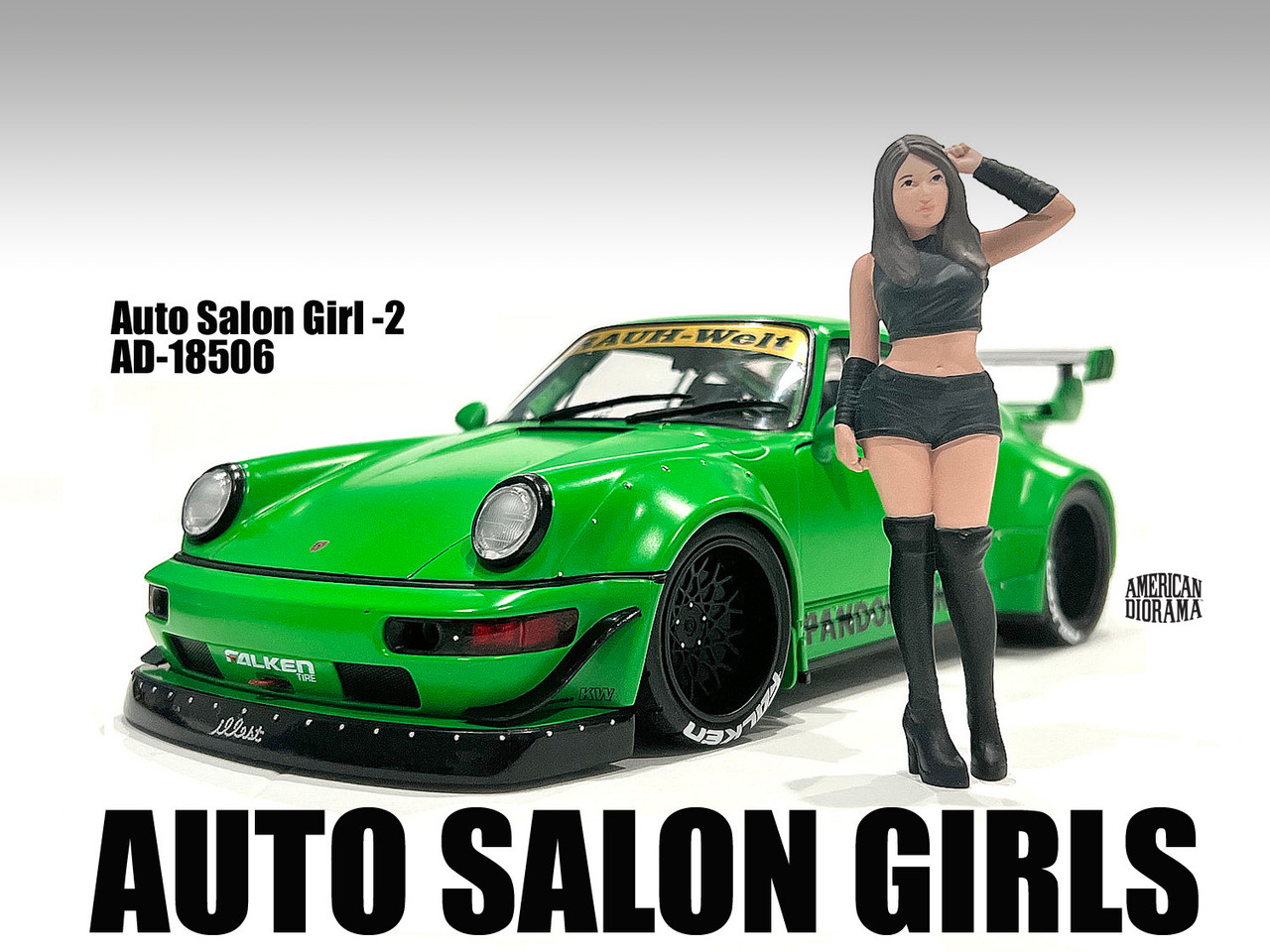 1/18 American Diorama Auto Salon Girl Figure (car model NOT included)