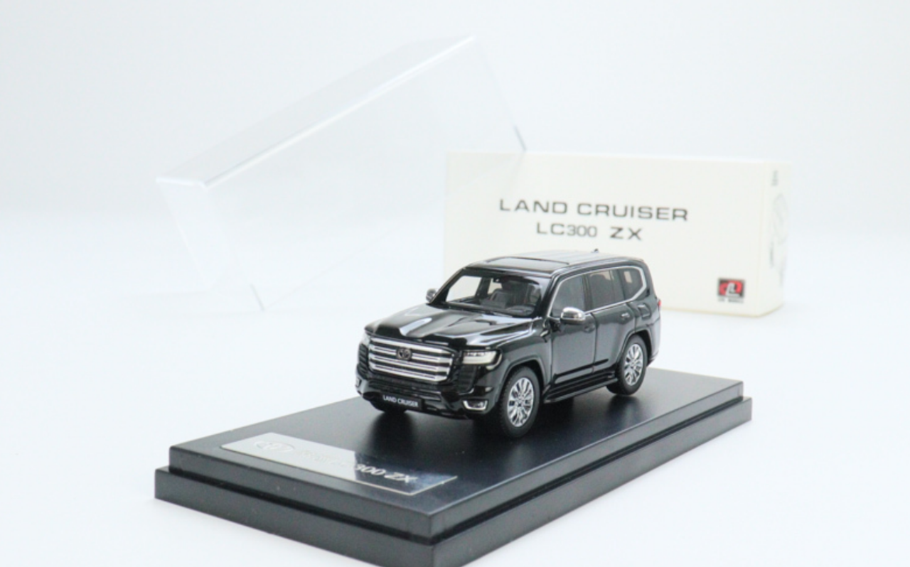 1/64 LCD Toyota Land Cruiser 300 ZX (Black) Diecast Car Model