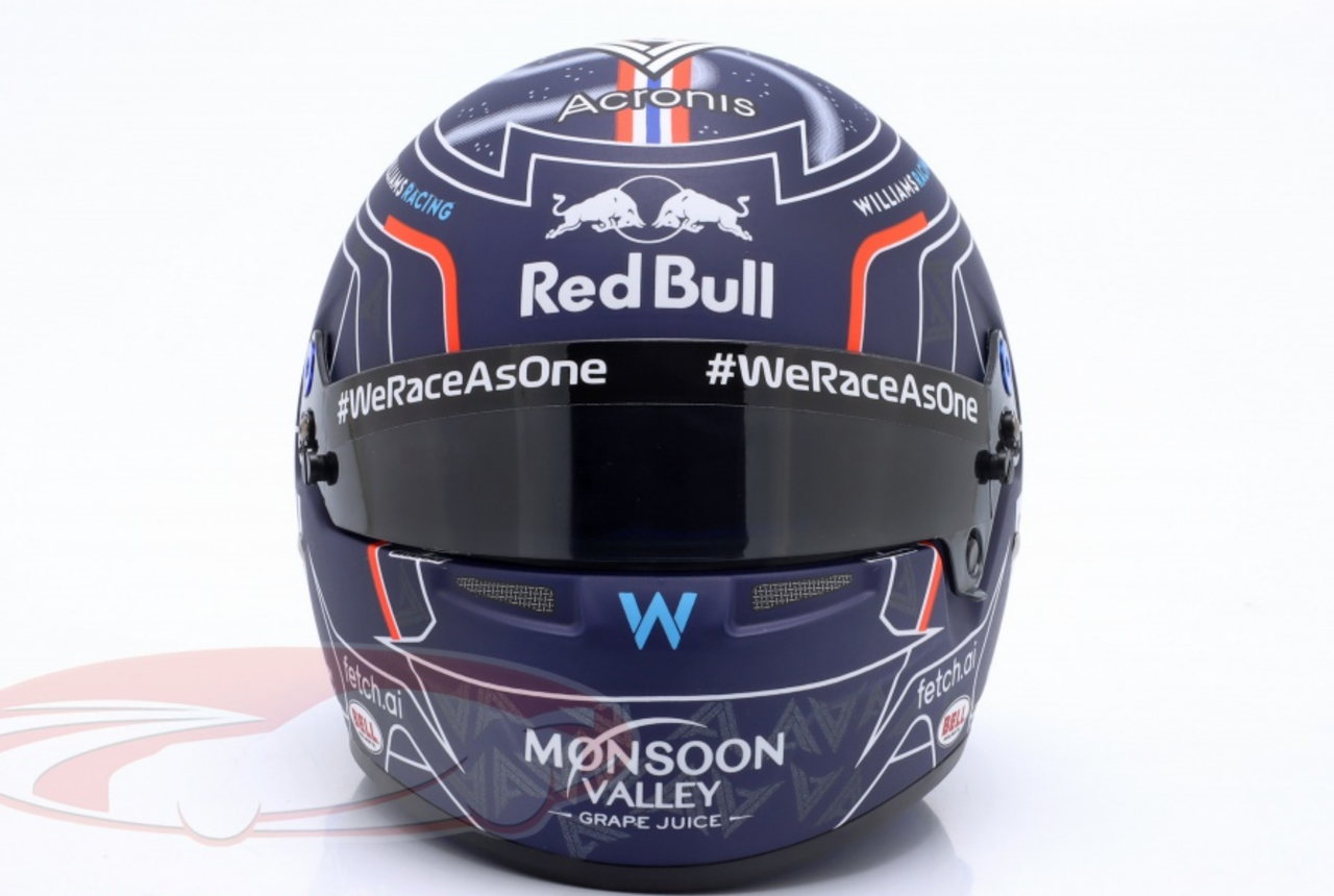 1/2 Bell 2022 Formula 1 Alexander Albon #23 Williams Racing Helmet Model