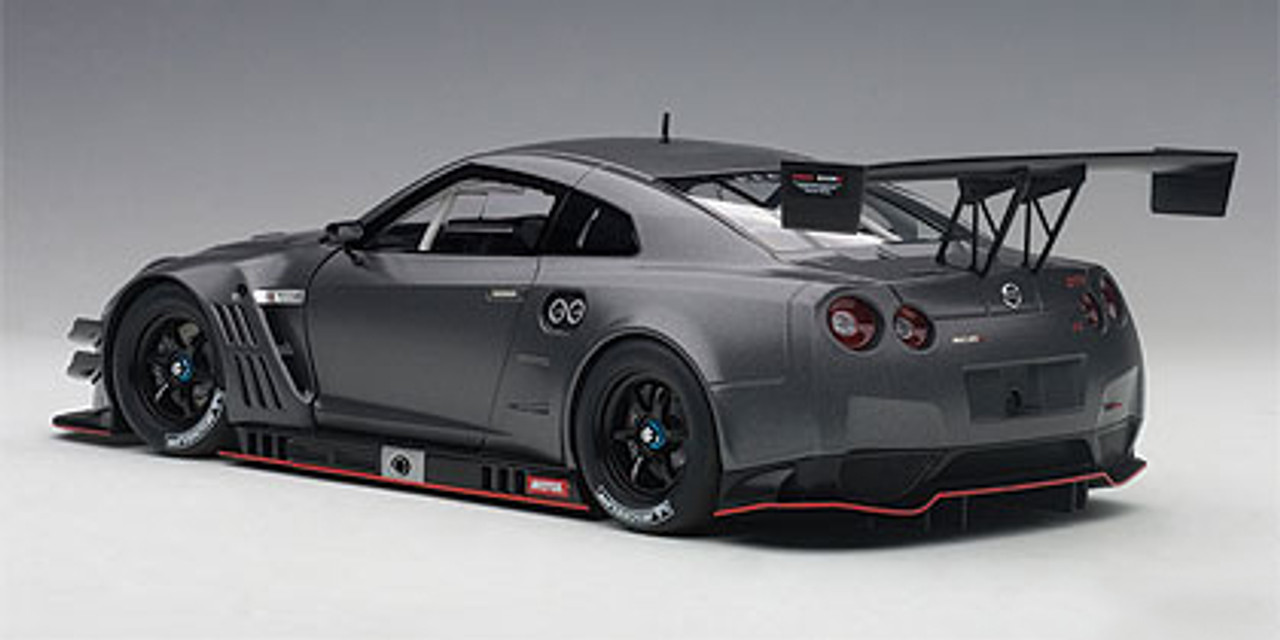 AUTOart Nissan GT-R - Grey | 1/18 R35 | LIVECARMODEL