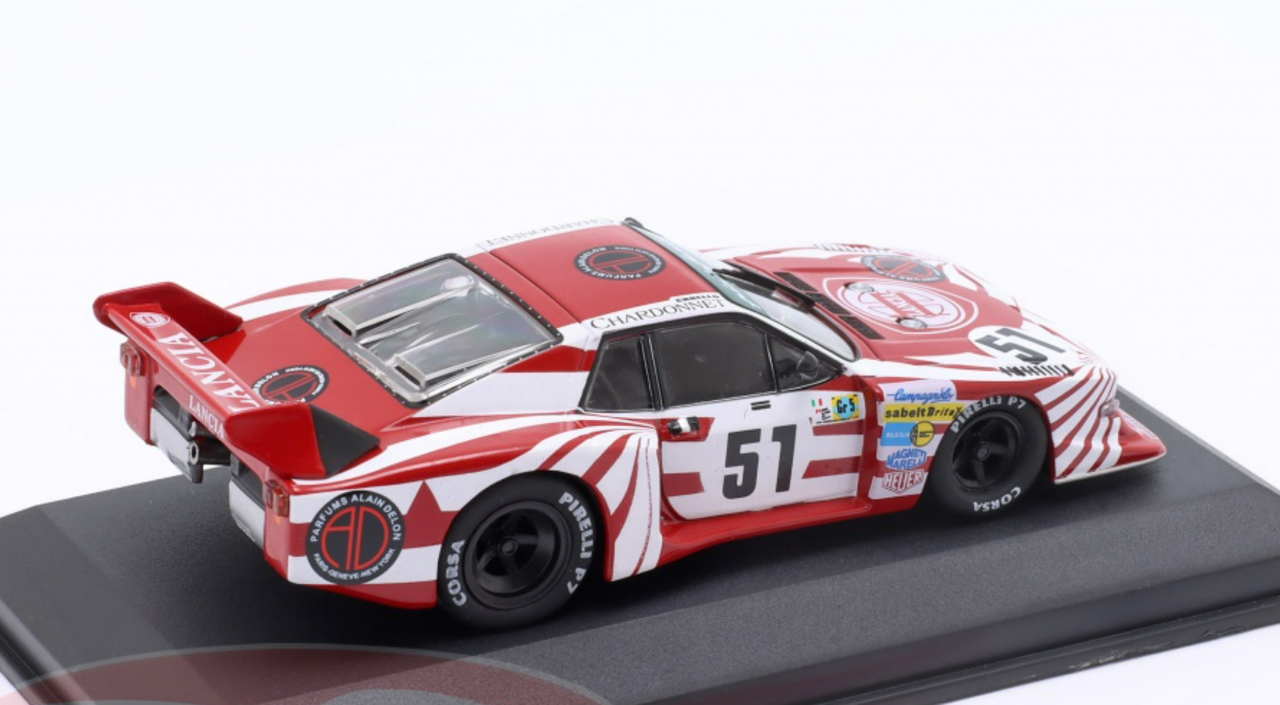 1/43 Altaya 1980 Lancia Beta Monte Carlo Turbo #51 24h LeMans Scuderia Lancia Corse Hans Heyer, Bernard Darniche, Teo Fabi Car Model