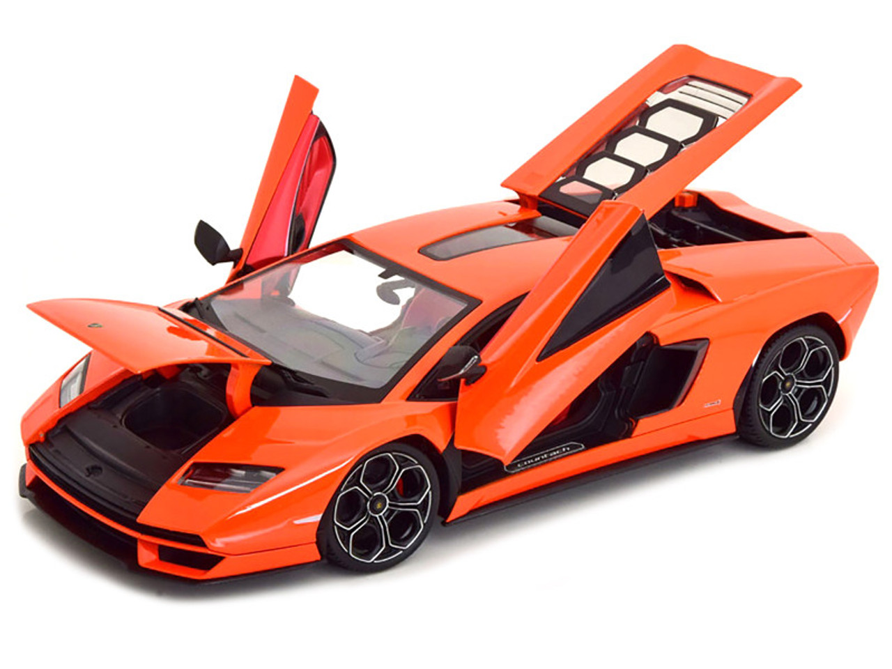 1/18 Maisto 2022 Lamborghini Countach LPI 800-4 (Orange) Diecast Car Model