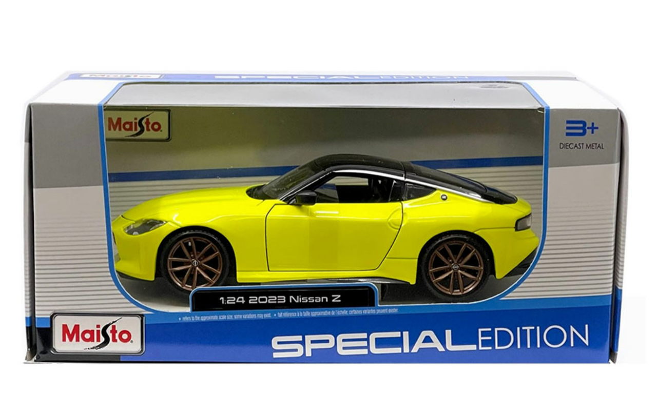 1/24 Maisto 2023 Nissan Z (Yellow) Diecast Car Model