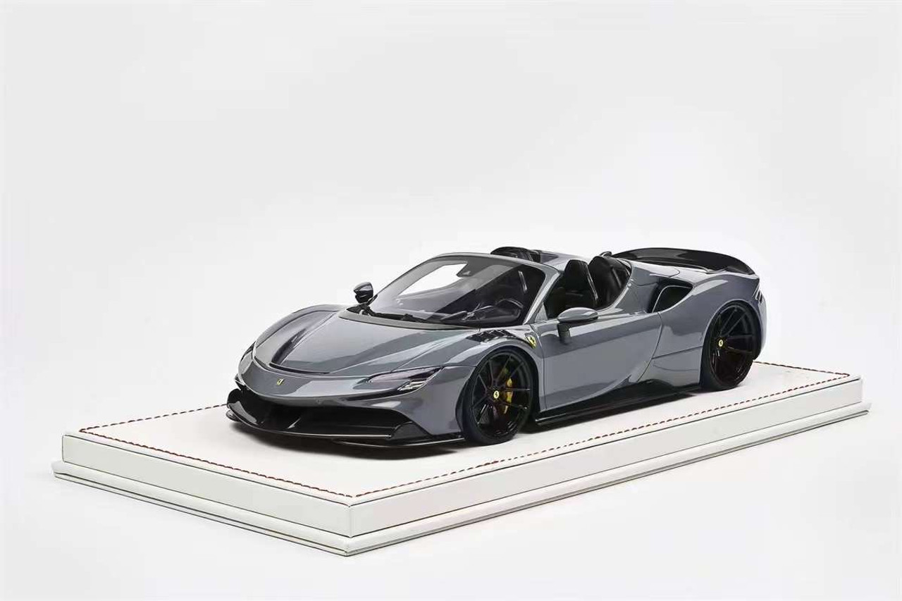 1/18 Runner Ferrari SF90 Spider Novitec (Grey) Resin Car Model Limited 66 Pieces