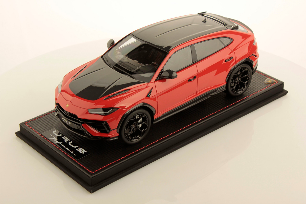 1/18 MR Collection Lamborghini Urus S (Rosso Arancio Red) Resin Car Model Limited 49 Pieces